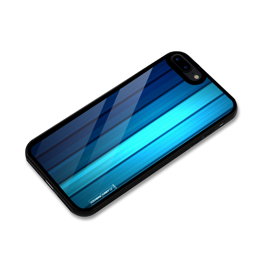 Blue Hues Glass Back Case for iPhone 8 Plus