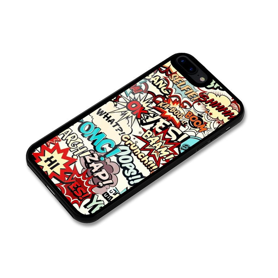 Boom Zap Glass Back Case for iPhone 8 Plus
