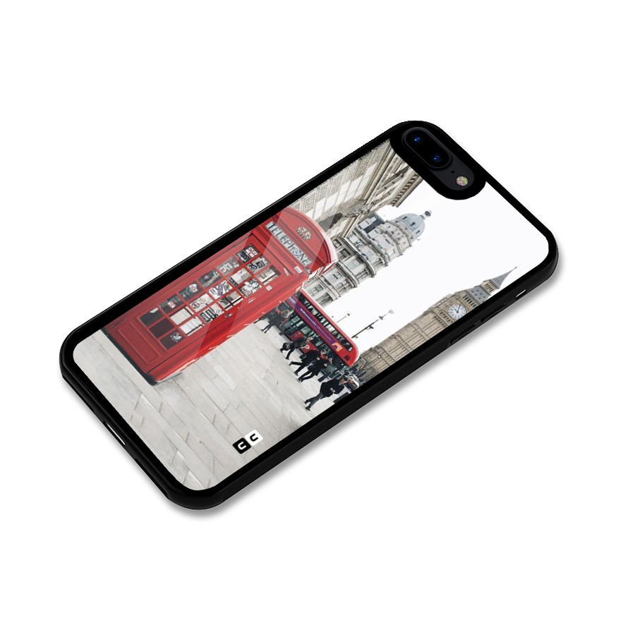 Booth In Red Glass Back Case for iPhone 8 Plus