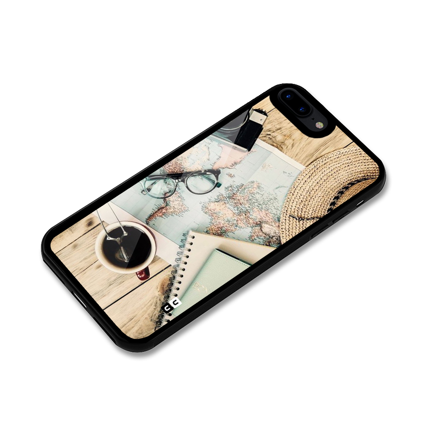Camera Notebook Glass Back Case for iPhone 8 Plus
