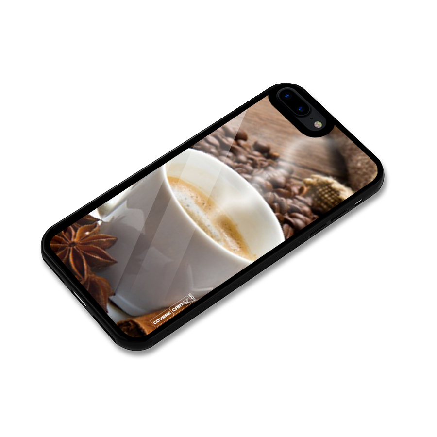 Classic Coffee Beans Glass Back Case for iPhone 8 Plus