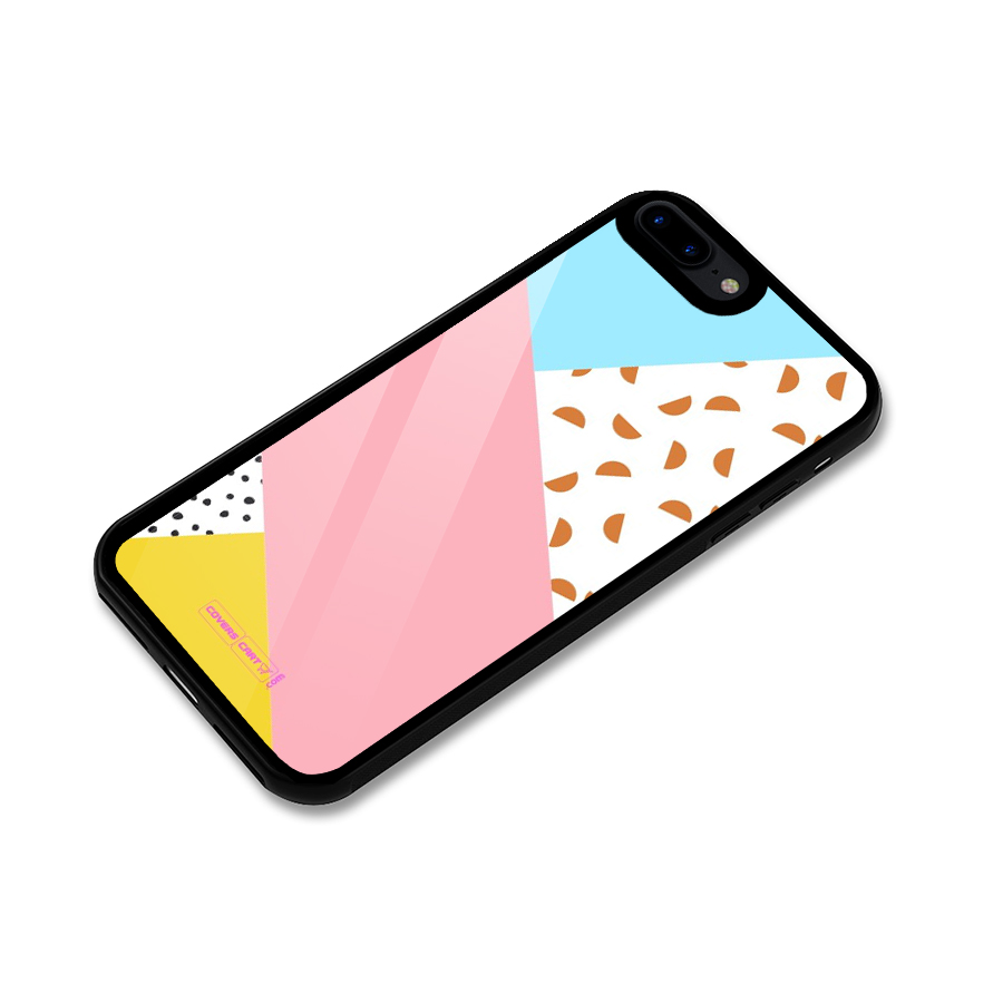 Colorful Abstract Glass Back Case for iPhone 8 Plus
