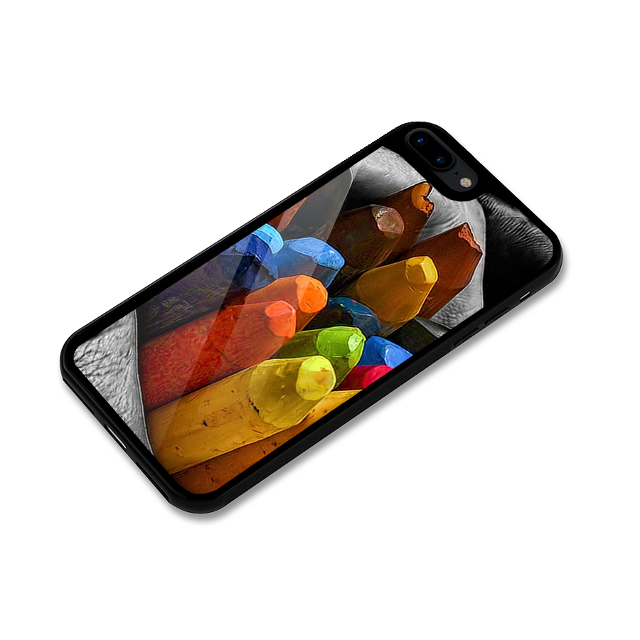 Crayons Beautiful Glass Back Case for iPhone 8 Plus