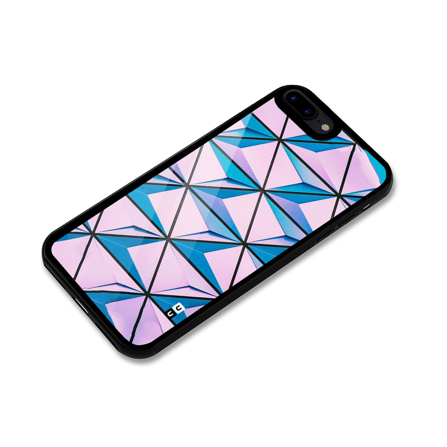 Crystal Abstract Glass Back Case for iPhone 8 Plus