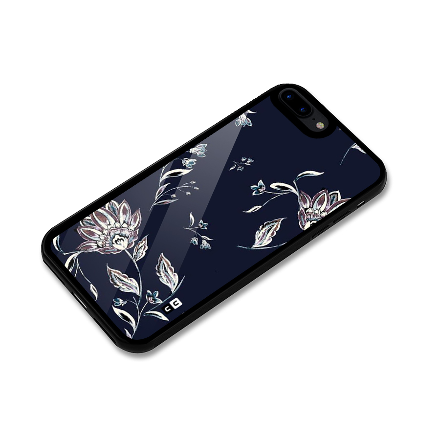Dark Petals Glass Back Case for iPhone 8 Plus