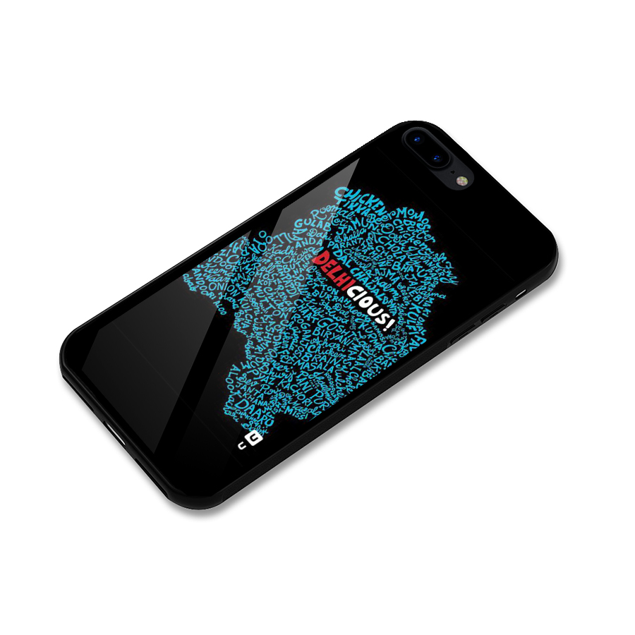 Delhicious Glass Back Case for iPhone 8 Plus