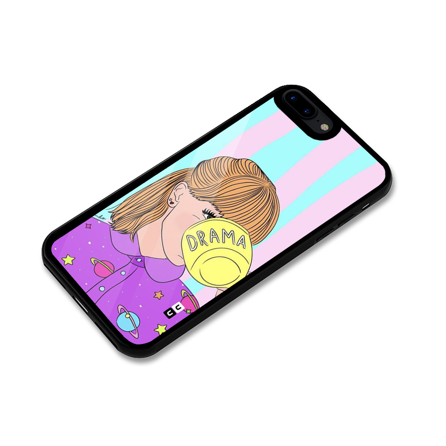 Drama Cup Glass Back Case for iPhone 8 Plus