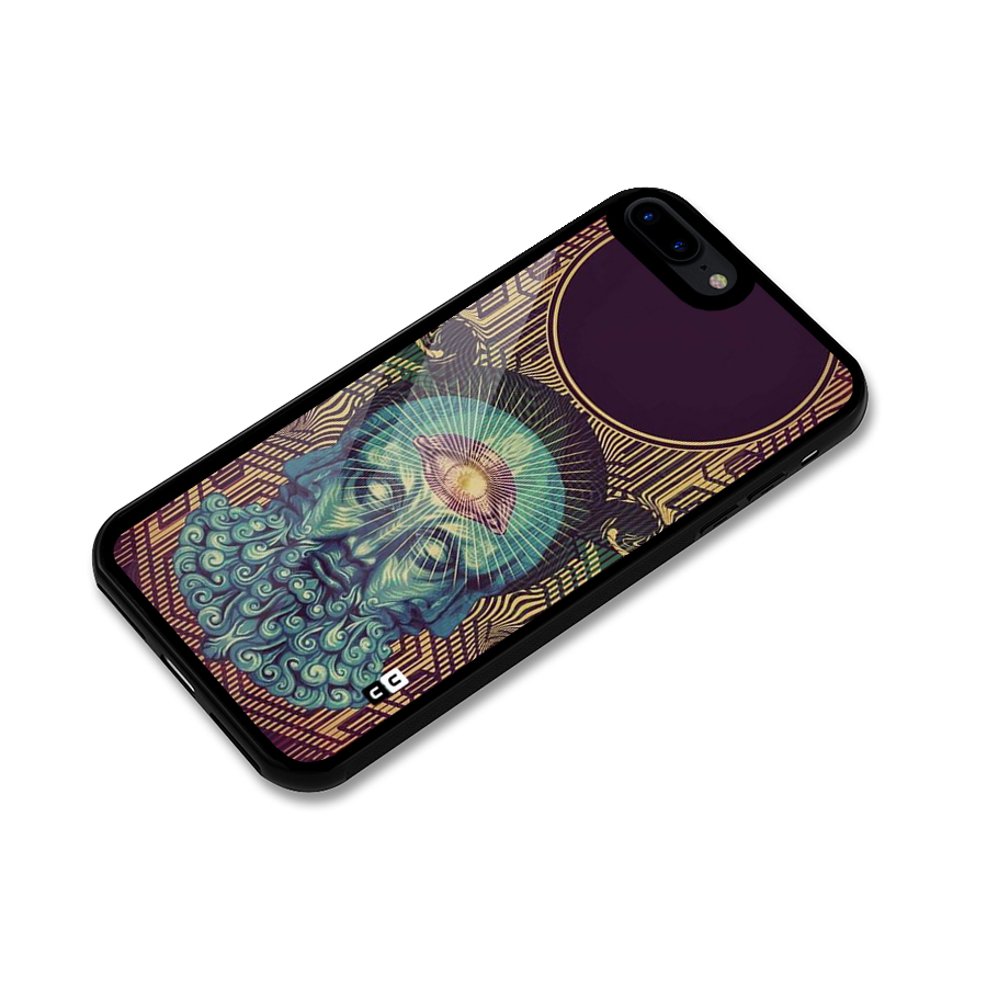 Eye Design Glass Back Case for iPhone 8 Plus