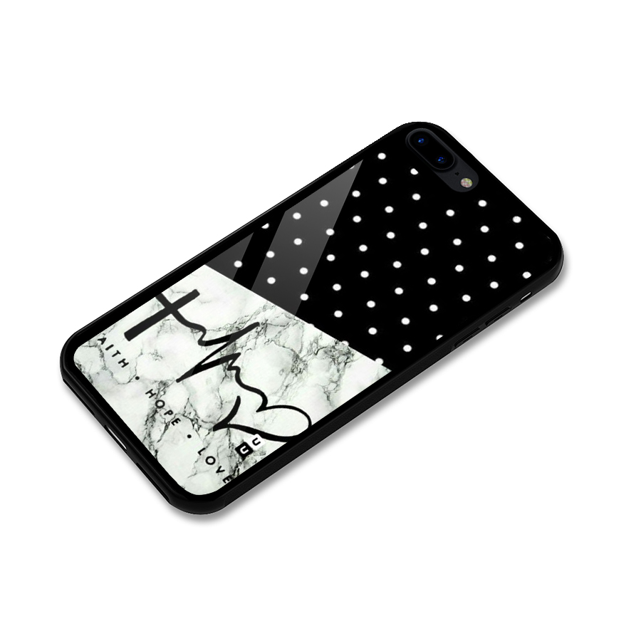 Faith Love Glass Back Case for iPhone 8 Plus
