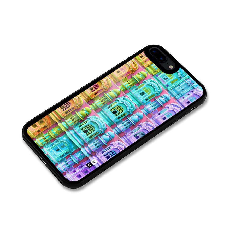 Fancy Architecture Glass Back Case for iPhone 8 Plus