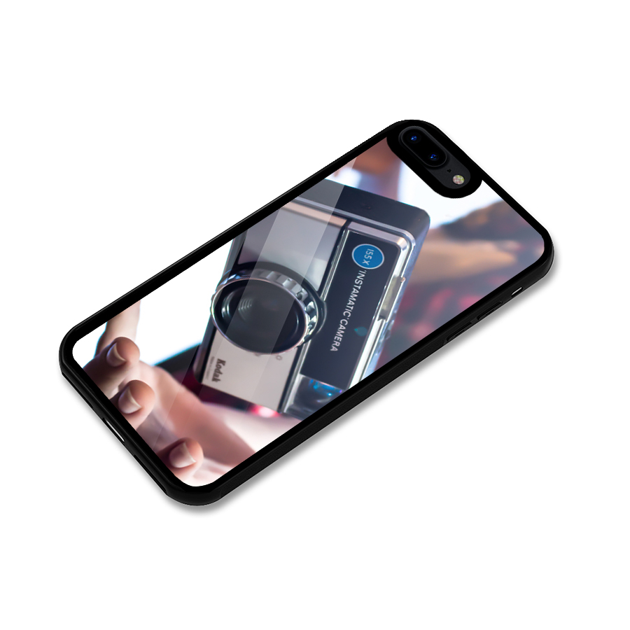 Floating Camera Glass Back Case for iPhone 8 Plus