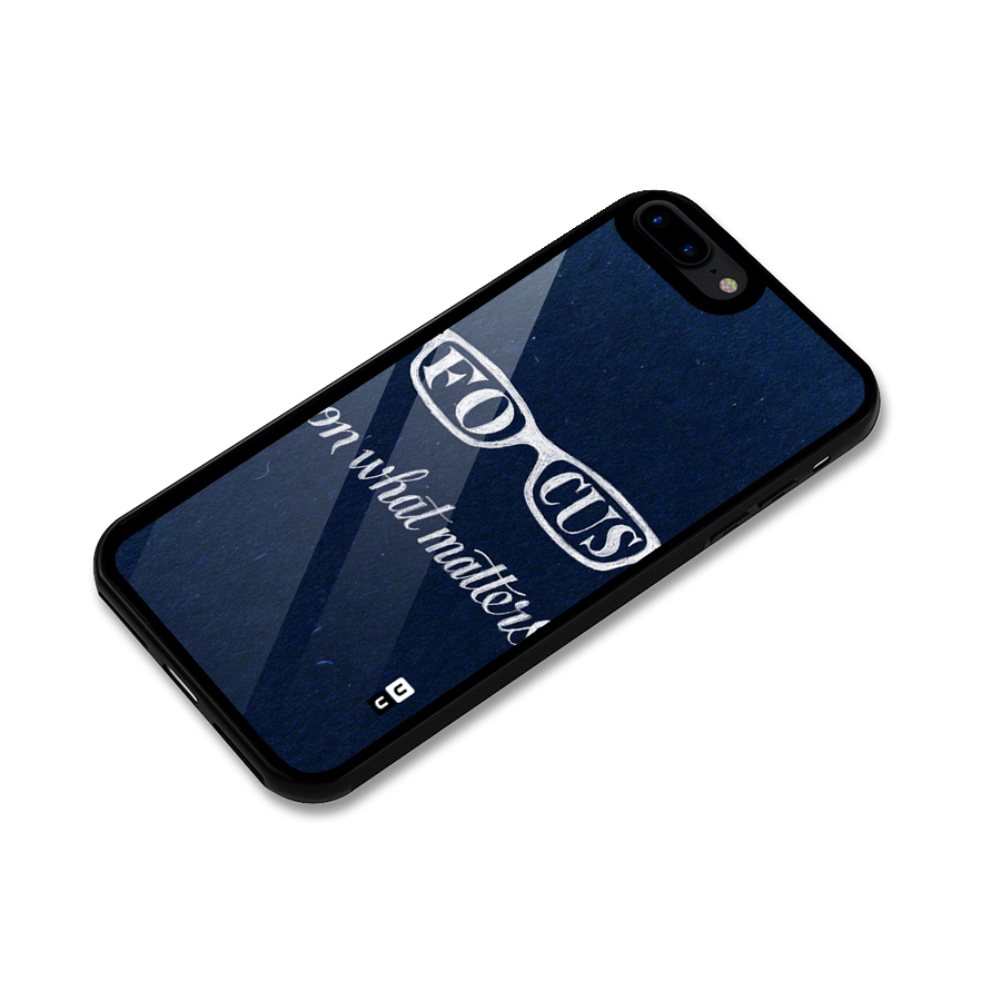 Focus Matters Glass Back Case for iPhone 8 Plus