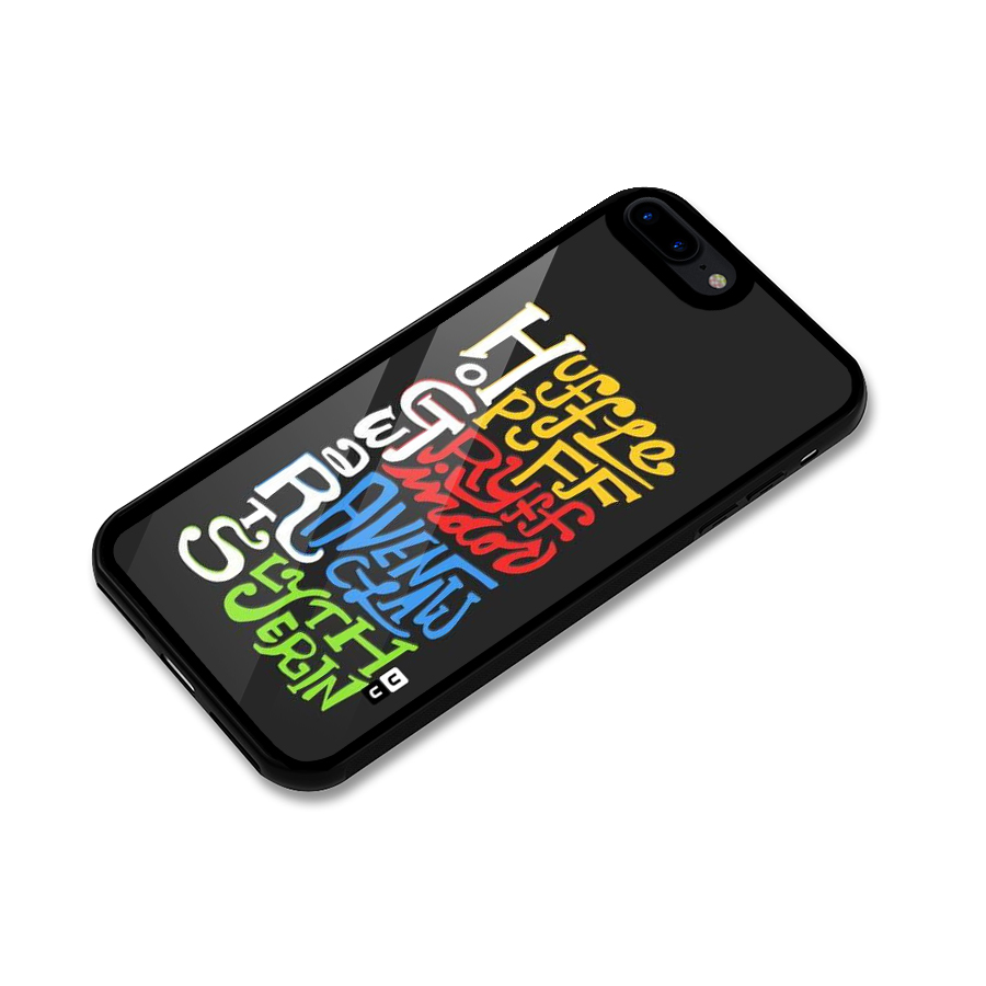 Four Colored Homes Glass Back Case for iPhone 8 Plus