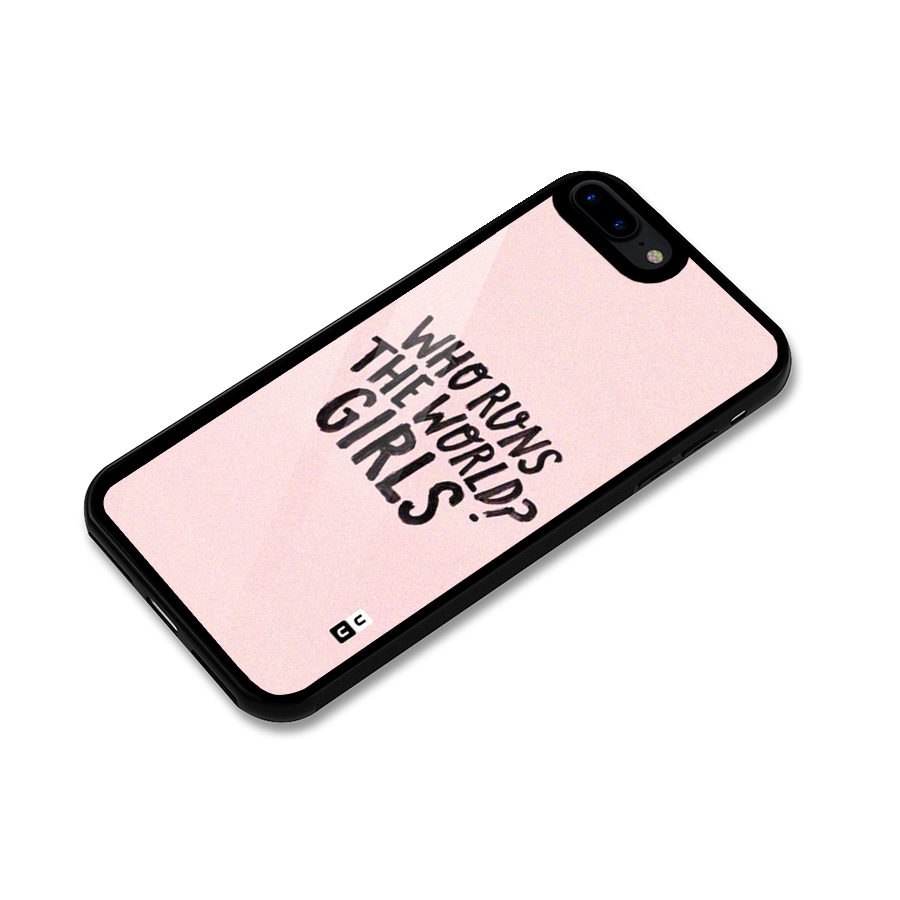 Girls World Glass Back Case for iPhone 8 Plus