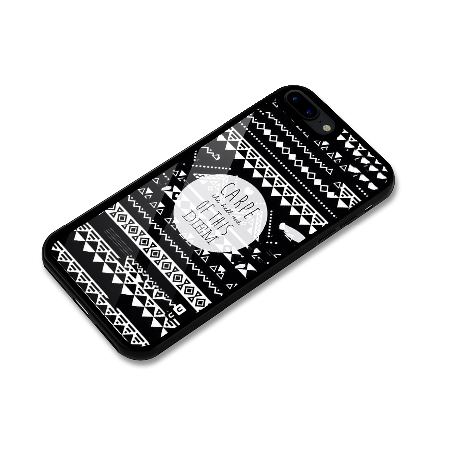 Hell Diem Glass Back Case for iPhone 8 Plus