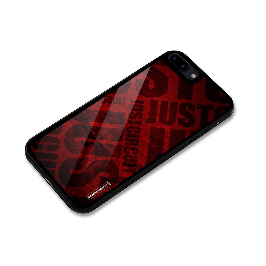 Just Circuit Glass Back Case for iPhone 8 Plus