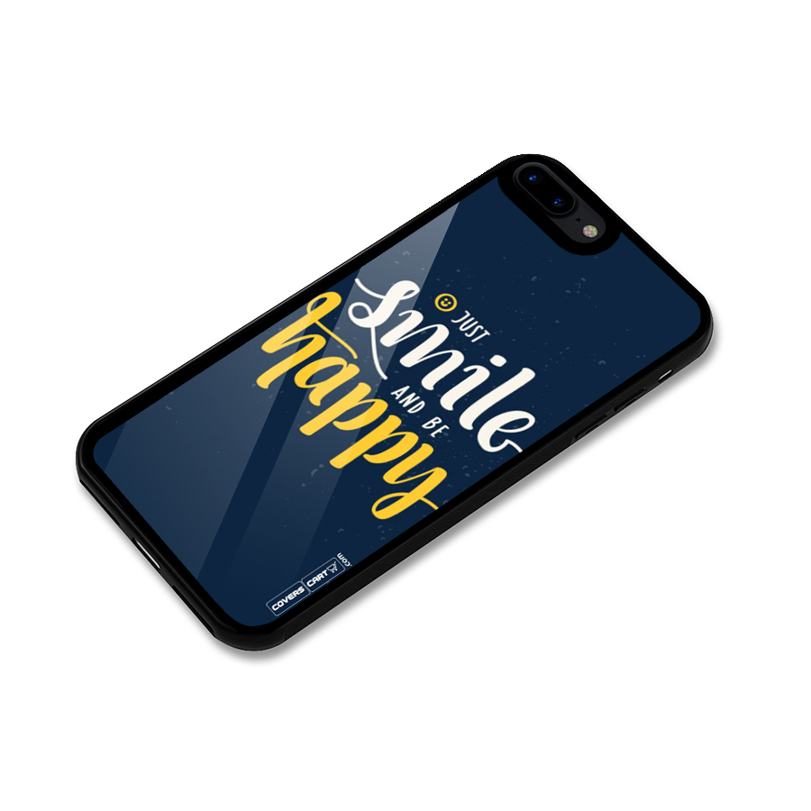 Just Smile Glass Back Case for iPhone 8 Plus