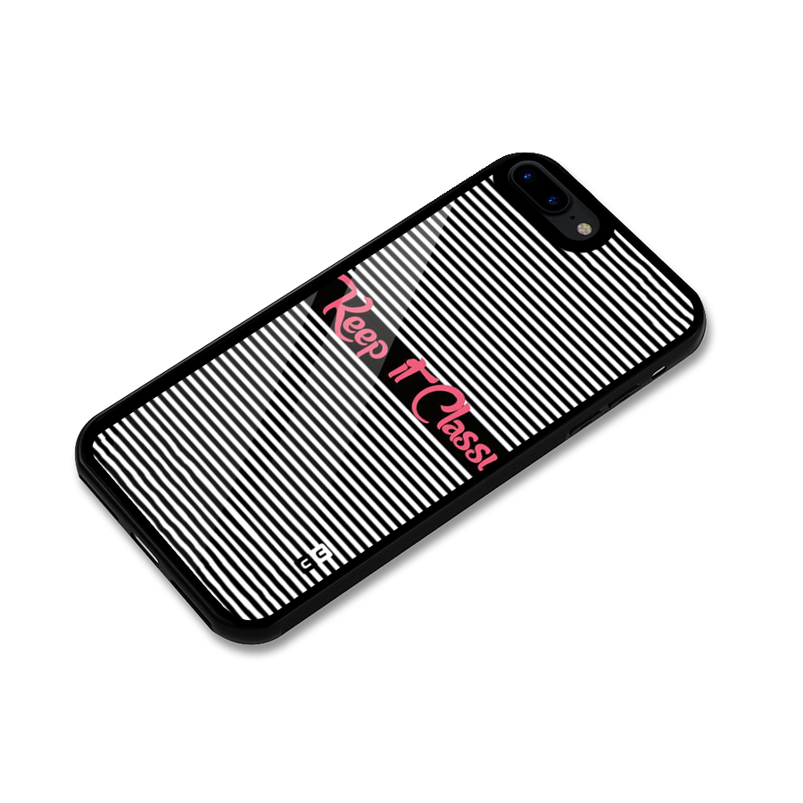 Keep It Classy Glass Back Case for iPhone 8 Plus