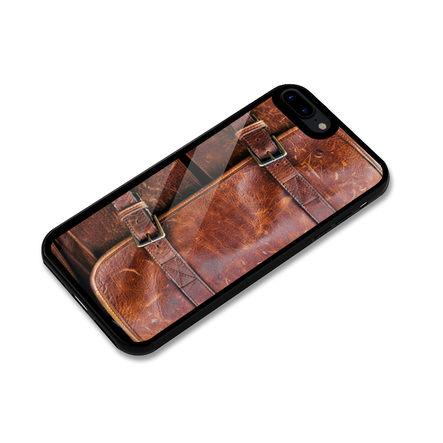 Bag Design (Printed) Glass Back Case for iPhone 8 Plus