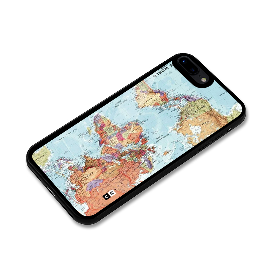 Lets Travel The World Glass Back Case for iPhone 8 Plus