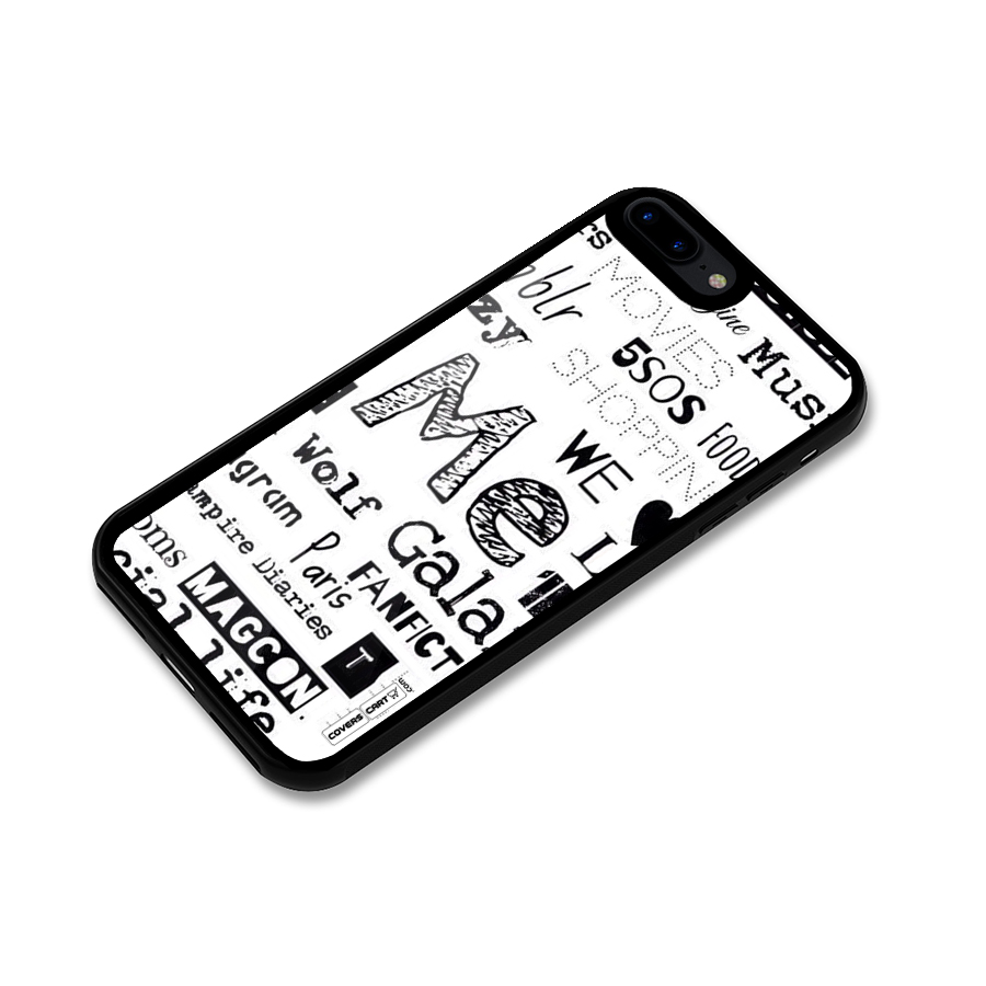 Love Things Glass Back Case for iPhone 8 Plus