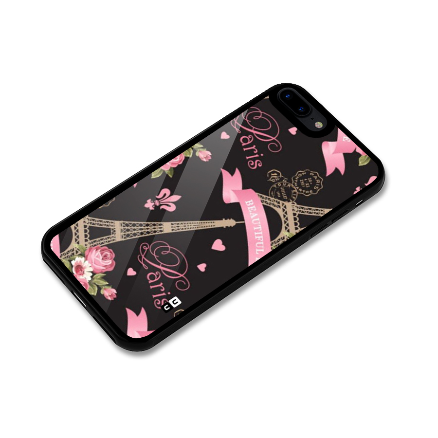 Love Tower Glass Back Case for iPhone 8 Plus
