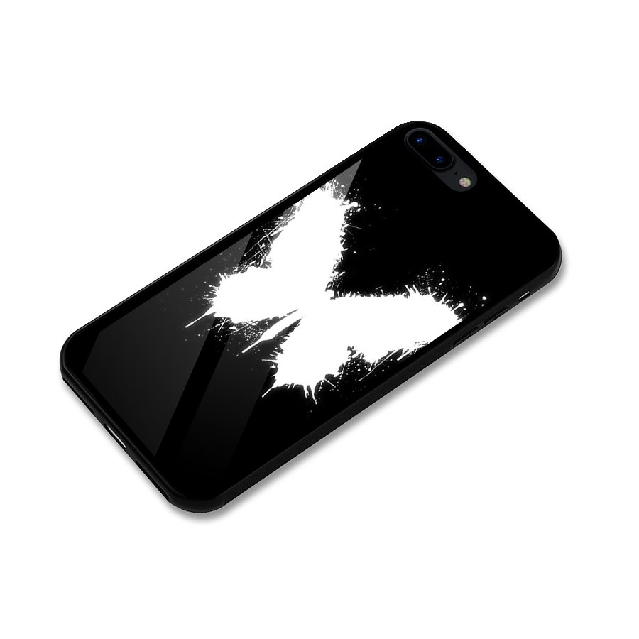 Magic Butterfly Glass Back Case for iPhone 8 Plus