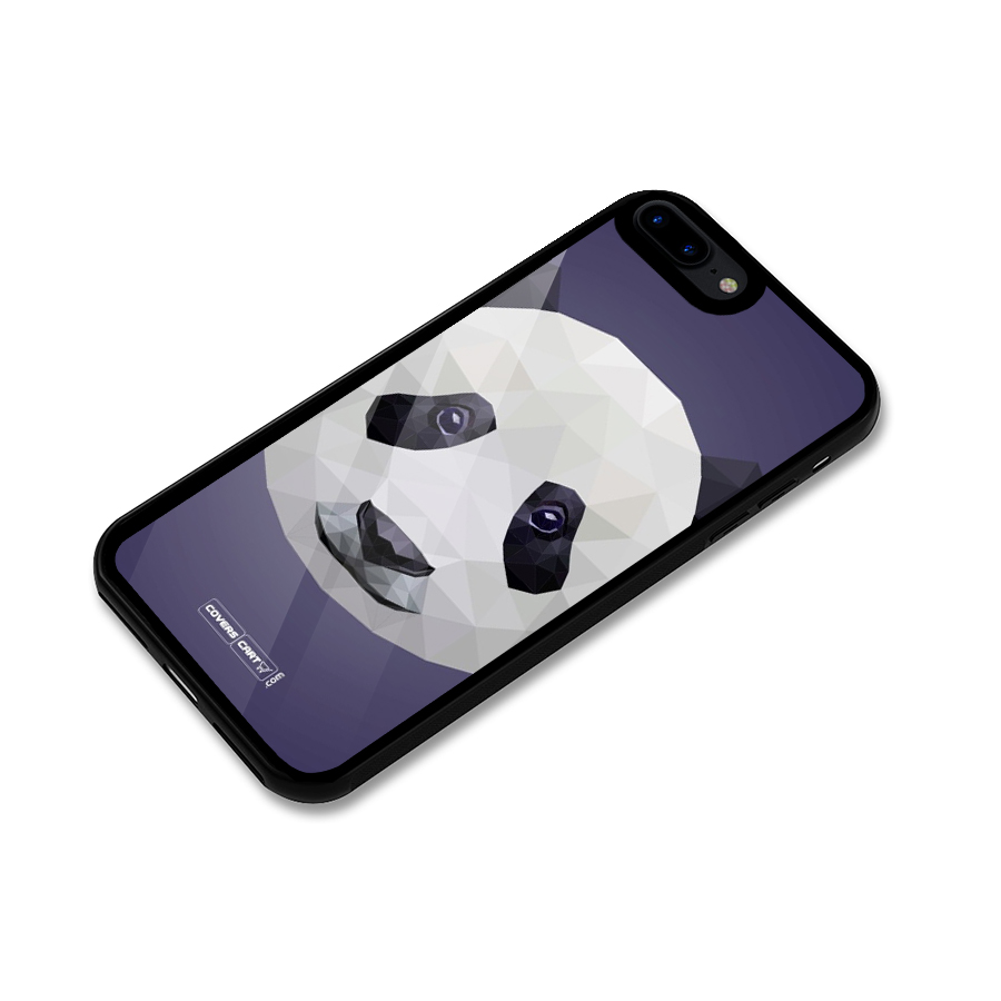 Polygon Panda Glass Back Case for iPhone 8 Plus