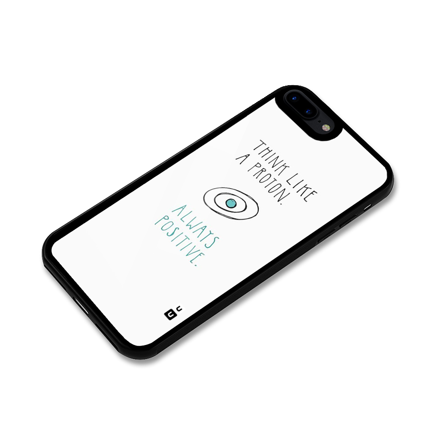 Proton Positive Glass Back Case for iPhone 8 Plus
