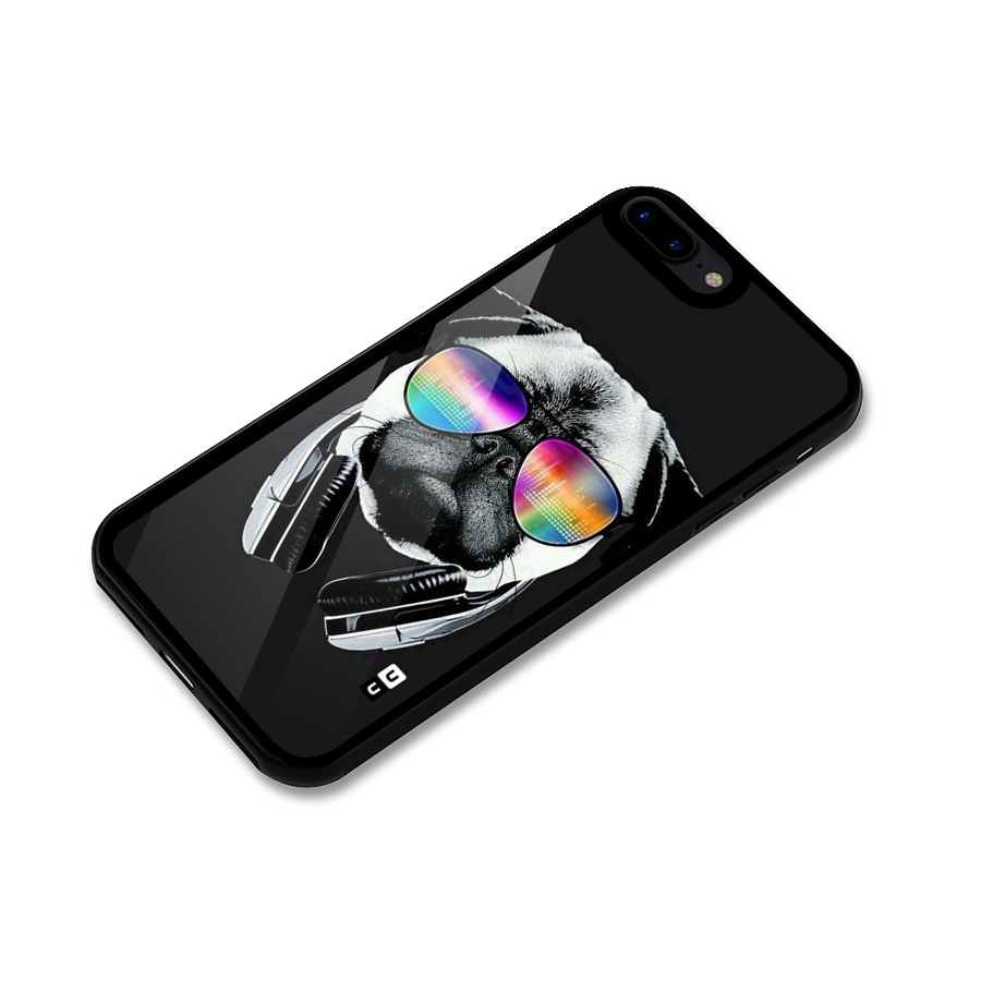 Rainbow Dog Swag Glass Back Case for iPhone 8 Plus
