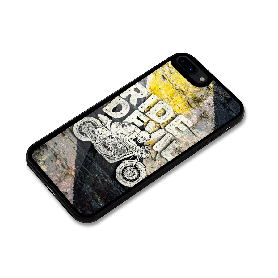 Ride Devil Glass Back Case for iPhone 8 Plus