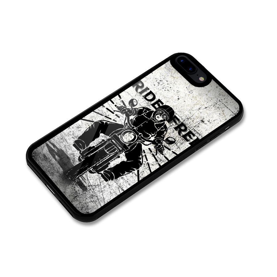 Ride Free Glass Back Case for iPhone 8 Plus