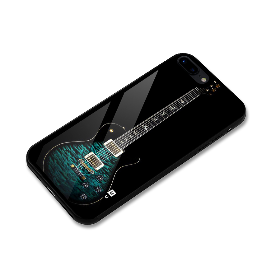 Royal Green Guitar Glass Back Case for iPhone 8 Plus