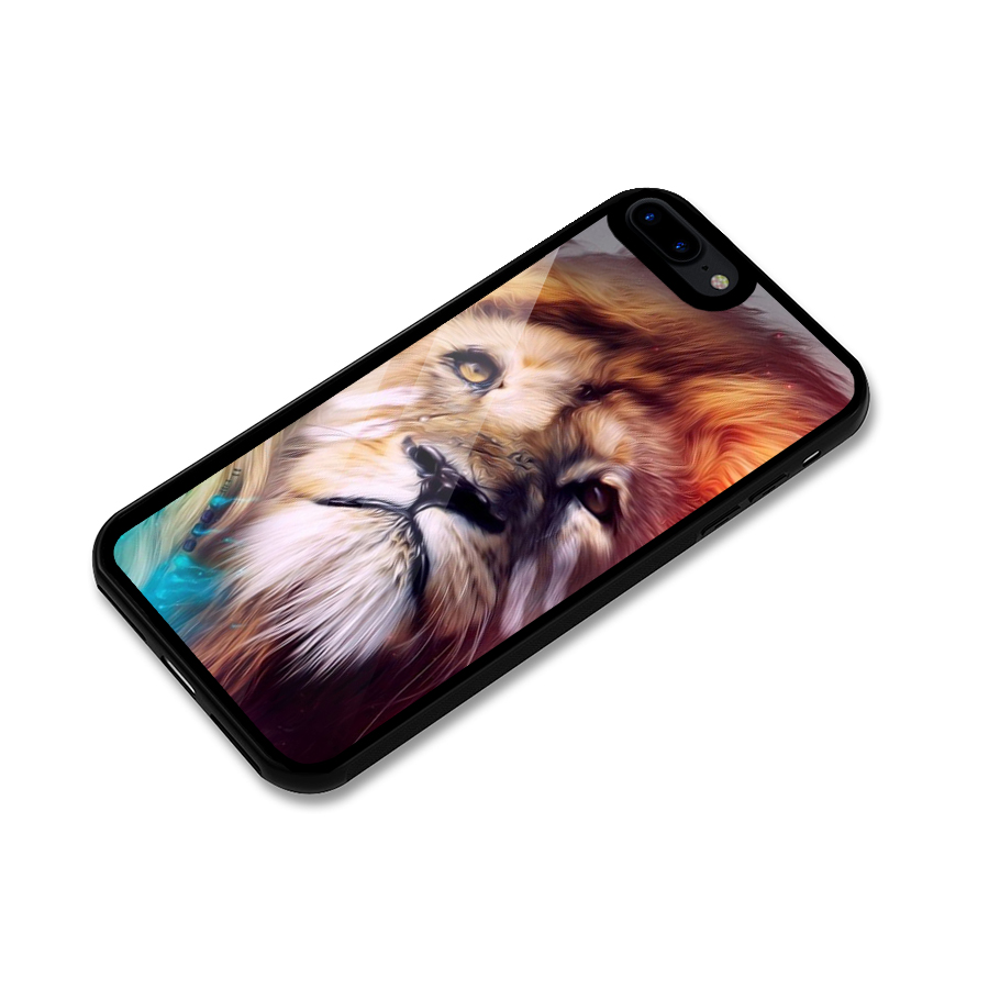 Royal Lion Glass Back Case for iPhone 8 Plus