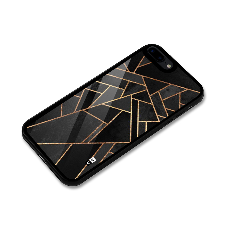 Sharp Tile Glass Back Case for iPhone 8 Plus