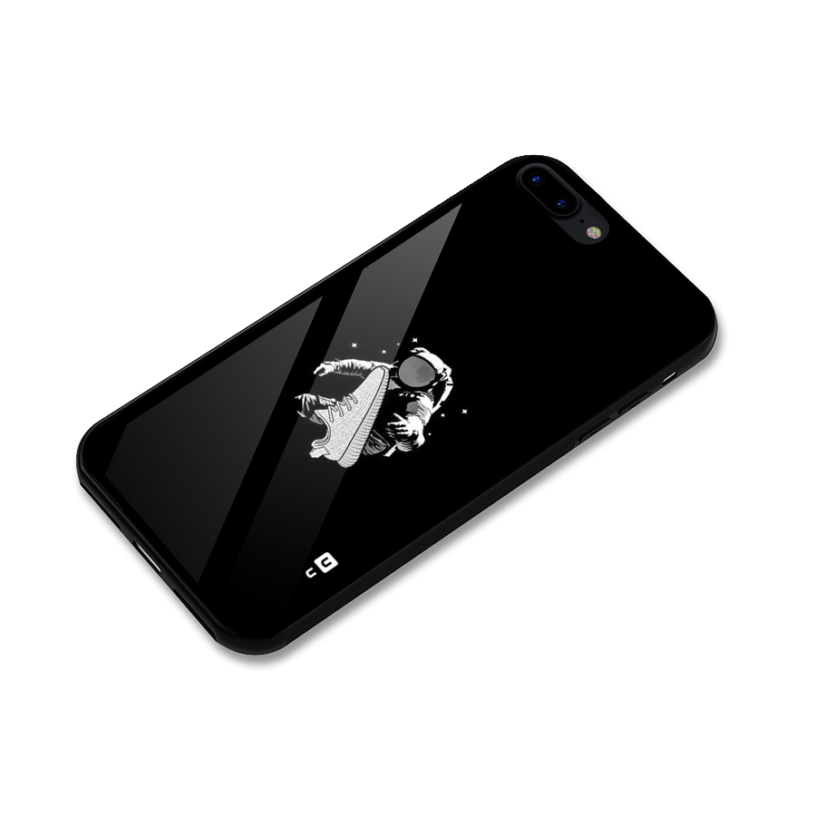 Space Shoe Glass Back Case for iPhone 8 Plus