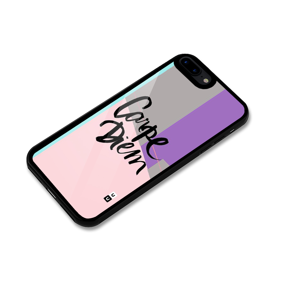 Stripes Black Diem Glass Back Case for iPhone 8 Plus