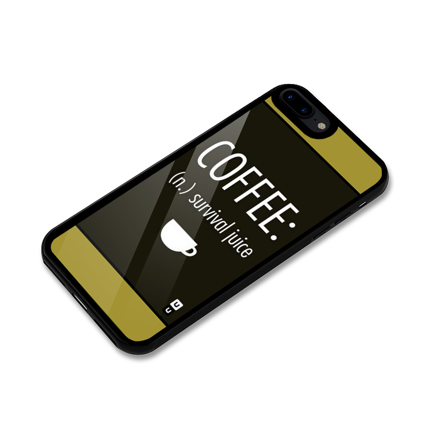 Survival Juice Glass Back Case for iPhone 8 Plus