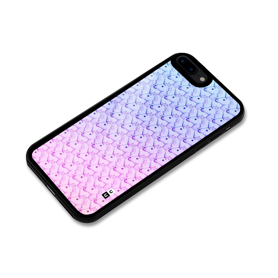Unicorn Shade Glass Back Case for iPhone 8 Plus
