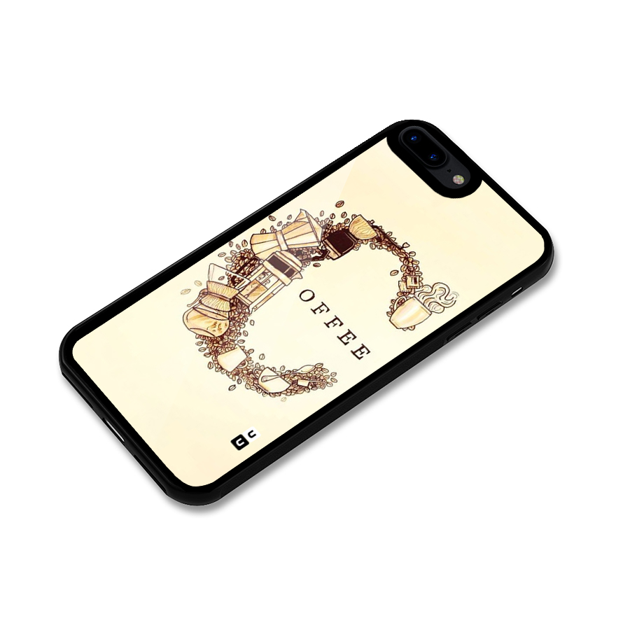 Vintage Coffee Glass Back Case for iPhone 8 Plus