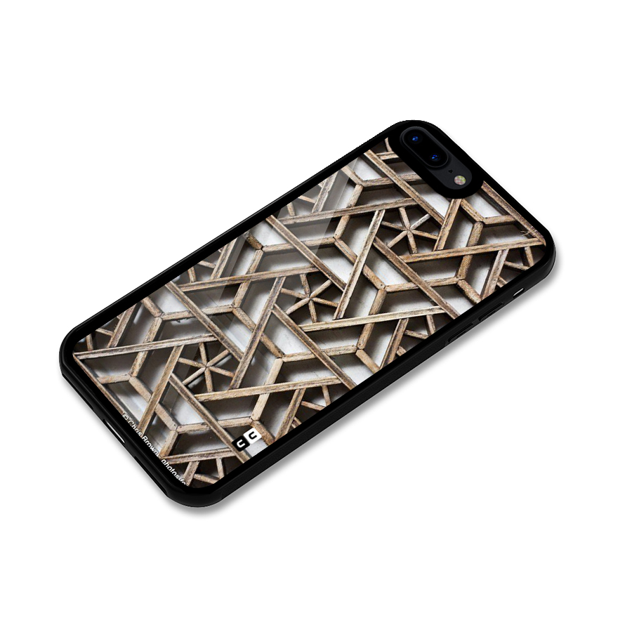 Wheel Design Glass Back Case for iPhone 8 Plus
