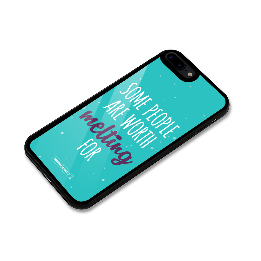 Worth Melting For Glass Back Case for iPhone 8 Plus
