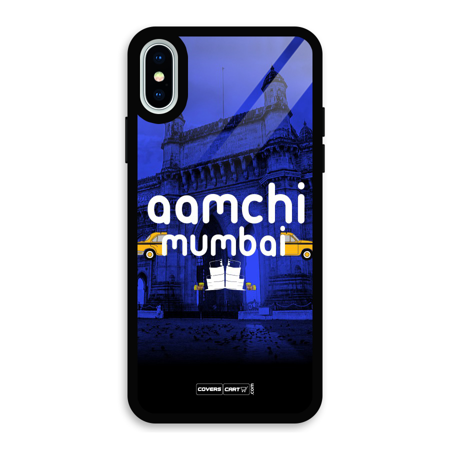 Aamchi Mumbai Glass Back Case for iPhone X