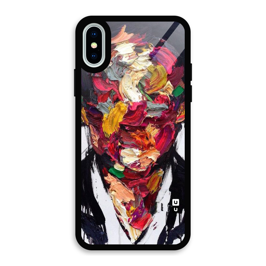 Acrylic Face Glass Back Case for iPhone X