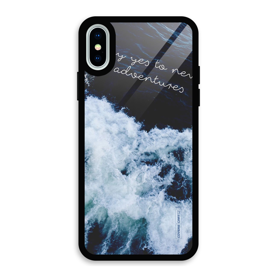 Adventures Glass Back Case for iPhone X