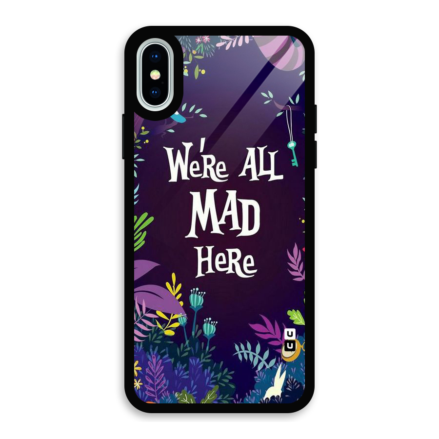 All Mad Glass Back Case for iPhone X