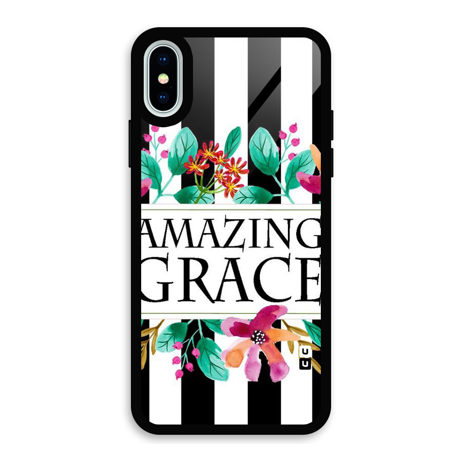 Amazing Grace Glass Back Case for iPhone X