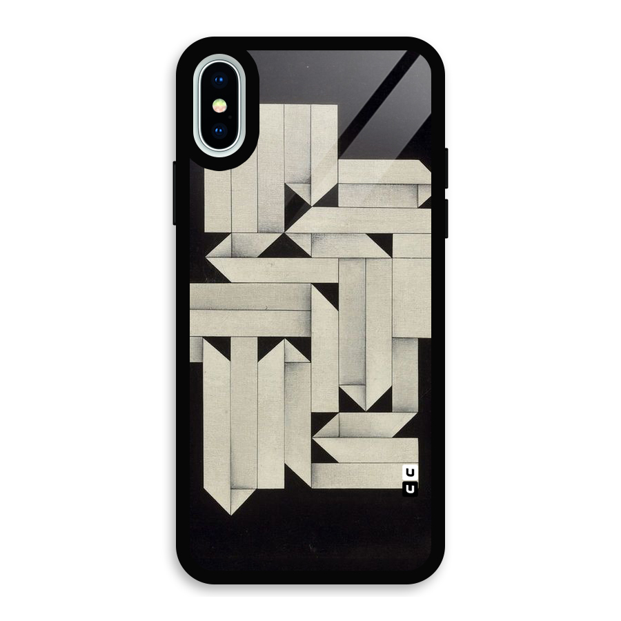 Ancient Rugged Glass Back Case for iPhone X