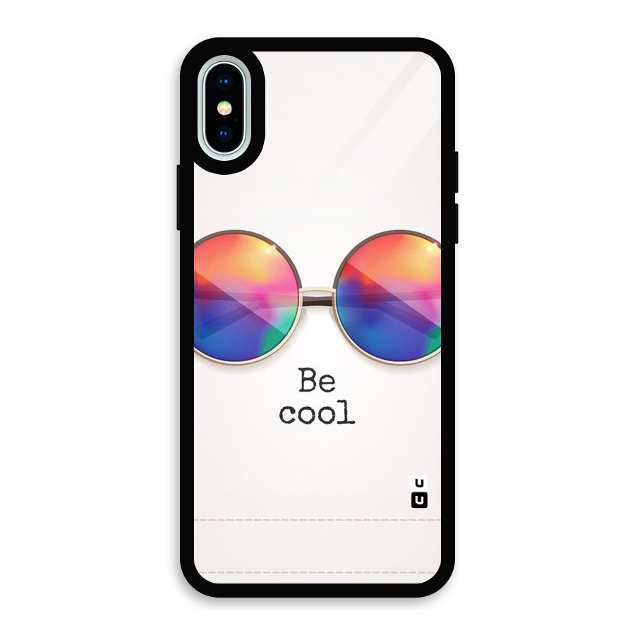 Be Cool Glass Back Case for iPhone X