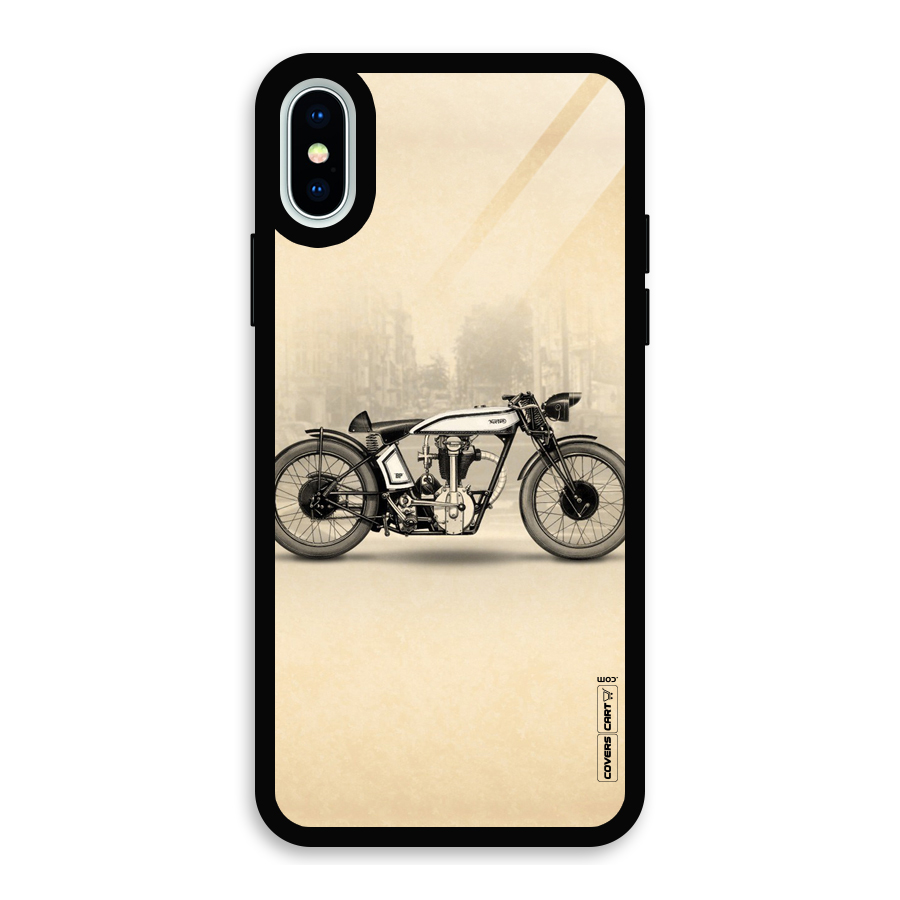Bike Ride Glass Back Case for iPhone X